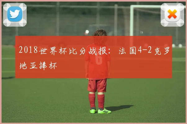 2018世界杯比分战报：法国4-2克罗地亚捧杯